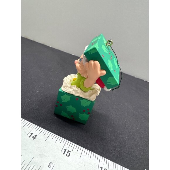 Disney Hallmark Dopey Pop-Up Christmas Ornament Green Holly Design - Picture 2 of 7